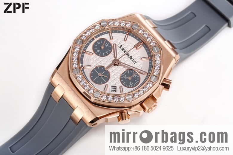 ZPF new AP Audemars Piguet 7750 movement 6-character small second Audemars Piguet chronograph mechanical watch 37mm
