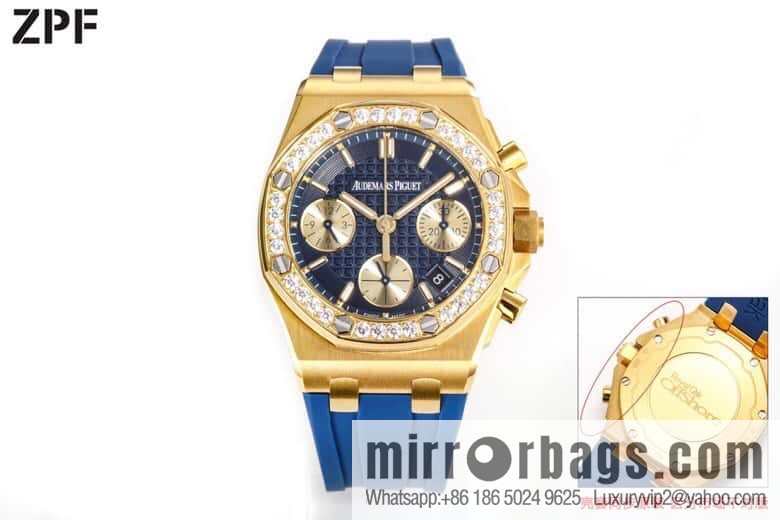 ZPF new AP Audemars Piguet 7750 movement 6-character small second Audemars Piguet chronograph mechanical watch 37mm