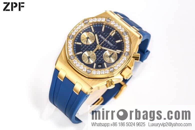 ZPF new AP Audemars Piguet 7750 movement 6-character small second Audemars Piguet chronograph mechanical watch 37mm