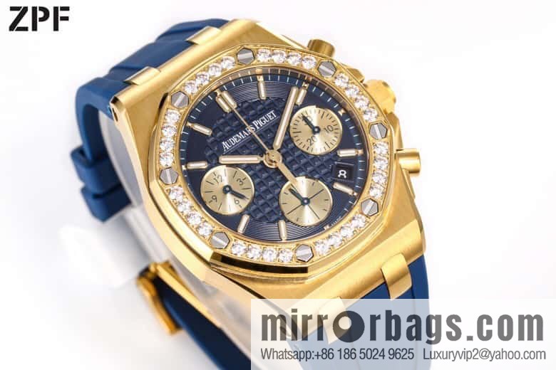ZPF new AP Audemars Piguet 7750 movement 6-character small second Audemars Piguet chronograph mechanical watch 37mm