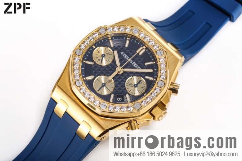 ZPF new AP Audemars Piguet 7750 movement 6-character small second Audemars Piguet chronograph mechanical watch 37mm