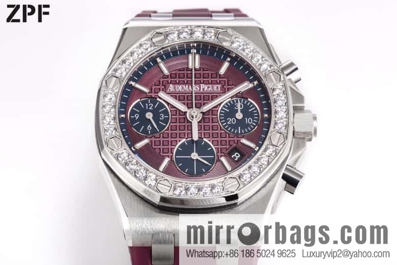 ZPF new AP Audemars Piguet 7750 movement 6-character small second Audemars Piguet chronograph mechanical watch 37mm