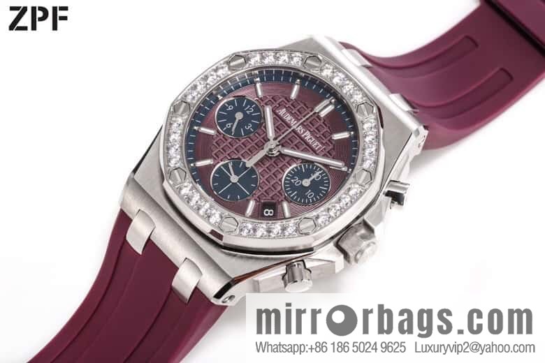 ZPF new AP Audemars Piguet 7750 movement 6-character small second Audemars Piguet chronograph mechanical watch 37mm
