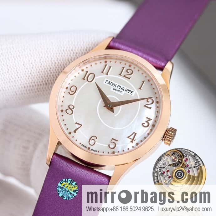 [TW Factory] New women's Patek Philippe classical watch series customized version movement changed to Cal.215 automatic movement 4968 watch