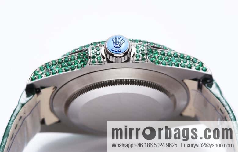 Rolex Gypsy Watch Submariner Dense Diamond Special 3135 Automatic Blue Oil Silk Movement Watch