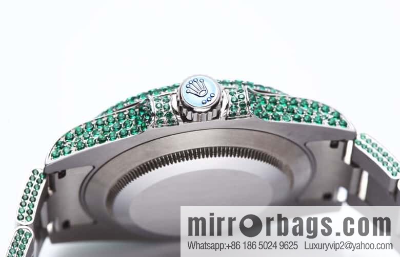 Rolex Gypsy Watch Submariner Dense Diamond Special 3135 Automatic Blue Oil Silk Movement Watch