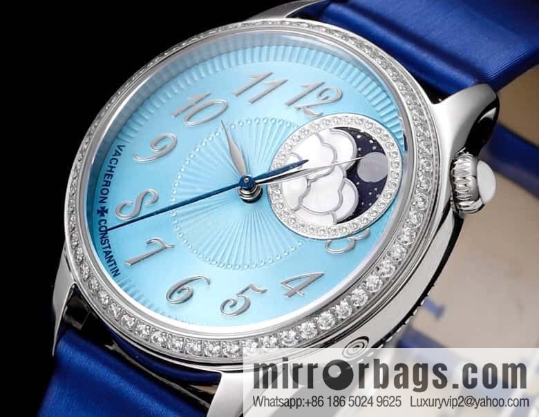 New Vacheron Constantin Egérie Ealing Muse series ultra-thin mechanical women's imported 9015 to 1088L self-winding movement watch
