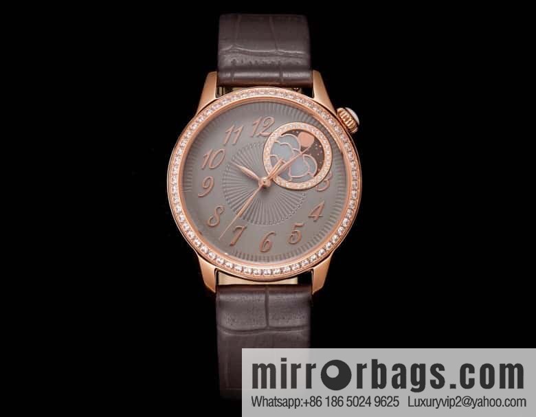 New Vacheron Constantin Egérie Ealing Muse series ultra-thin mechanical women's imported 9015 to 1088L self-winding movement watch