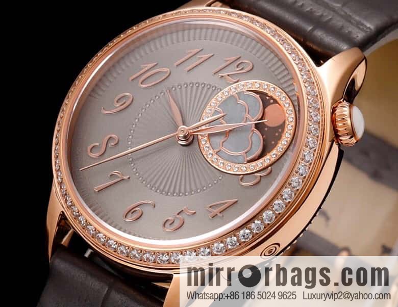 New Vacheron Constantin Egérie Ealing Muse series ultra-thin mechanical women's imported 9015 to 1088L self-winding movement watch