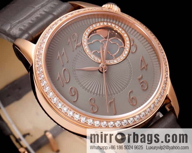 New Vacheron Constantin Egérie Ealing Muse series ultra-thin mechanical women's imported 9015 to 1088L self-winding movement watch