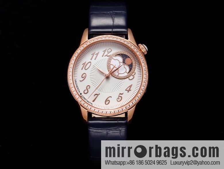 New Vacheron Constantin Egérie Ealing Muse series ultra-thin mechanical women's imported 9015 to 1088L self-winding movement watch