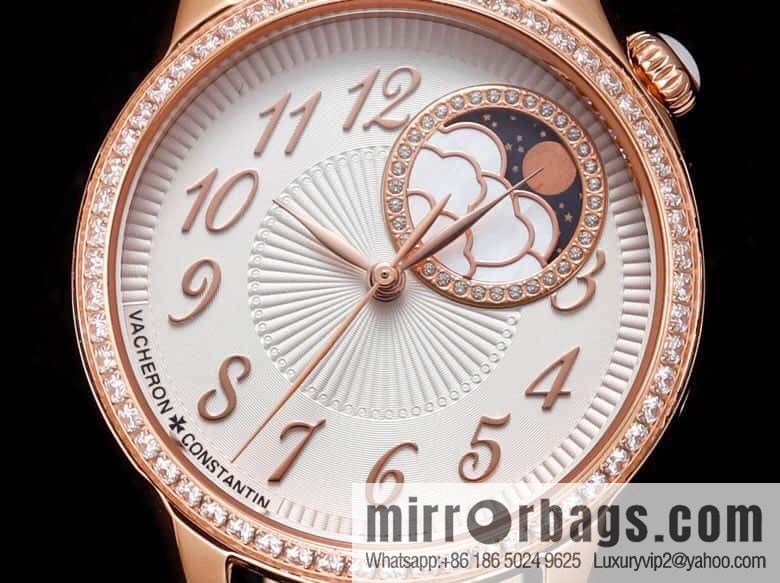New Vacheron Constantin Egérie Ealing Muse series ultra-thin mechanical women's imported 9015 to 1088L self-winding movement watch