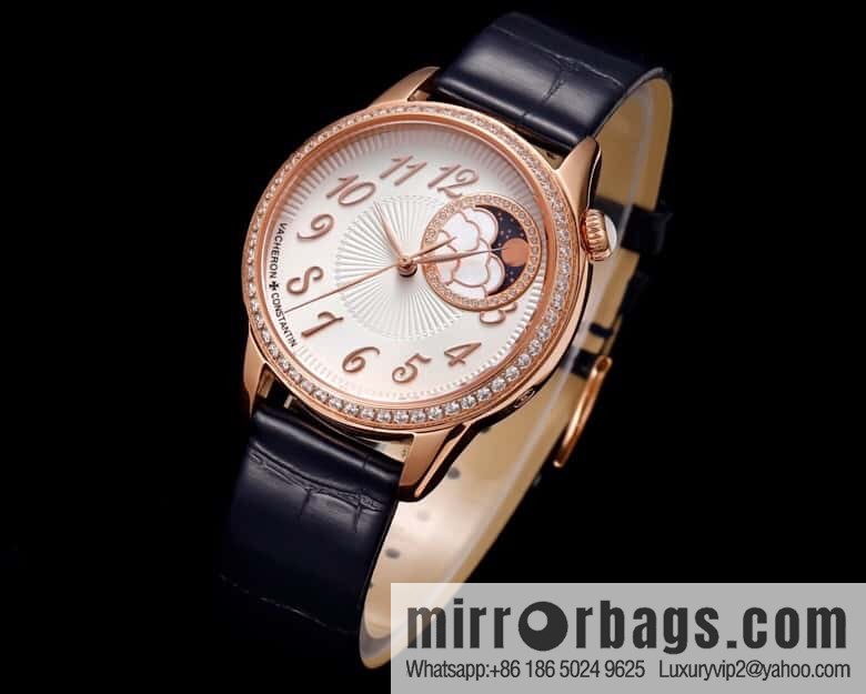 New Vacheron Constantin Egérie Ealing Muse series ultra-thin mechanical women's imported 9015 to 1088L self-winding movement watch