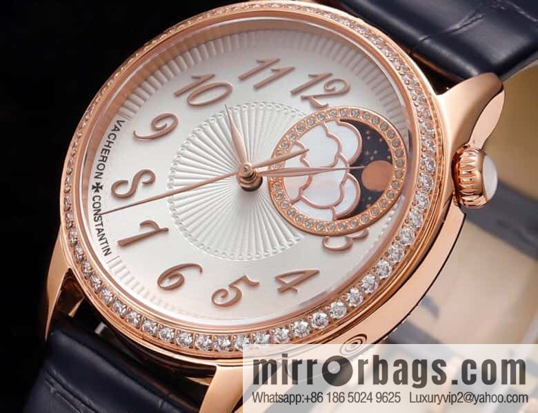 New Vacheron Constantin Egérie Ealing Muse series ultra-thin mechanical women's imported 9015 to 1088L self-winding movement watch