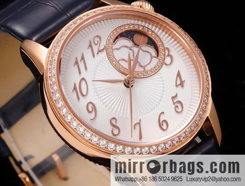 New Vacheron Constantin Egérie Ealing Muse series ultra-thin mechanical women's imported 9015 to 1088L self-winding movement watch