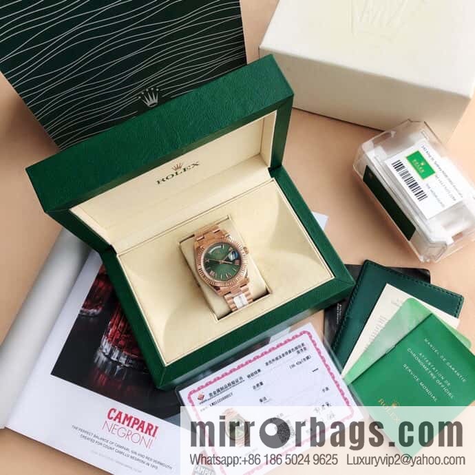 Rolex log type, the whole body is wrapped in 18k gold, the watch diameter is 41mm, and the original Swiss eta-2836 movement watch is loaded.