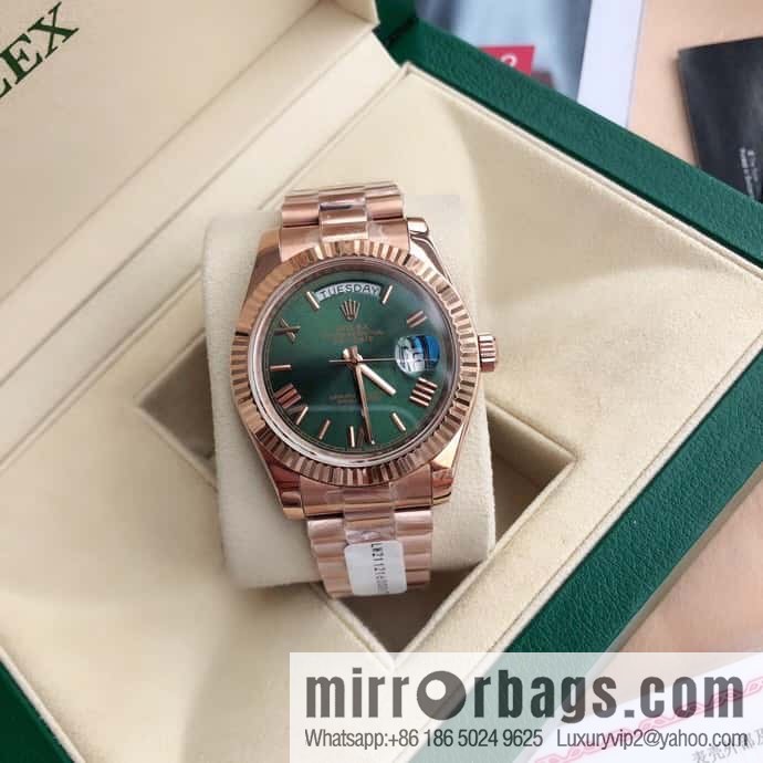 Rolex log type, the whole body is wrapped in 18k gold, the watch diameter is 41mm, and the original Swiss eta-2836 movement watch is loaded.