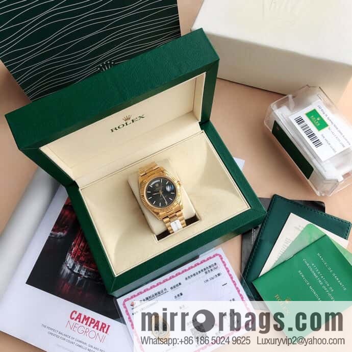 Rolex log type, the whole body is wrapped in 18k gold, the watch diameter is 41mm, and the original Swiss eta-2836 movement watch is loaded.