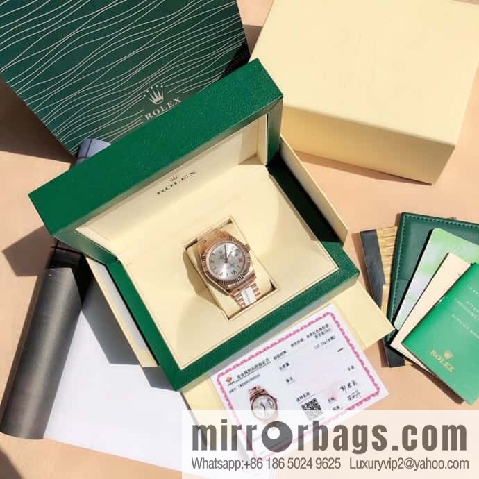 Rolex log type, the whole body is wrapped in 18k gold, the watch diameter is 41mm, and the original Swiss eta-2836 movement watch is loaded.