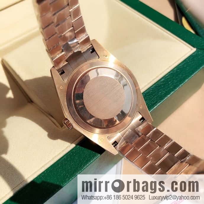 Rolex log type, the whole body is wrapped in 18k gold, the watch diameter is 41mm, and the original Swiss eta-2836 movement watch is loaded.