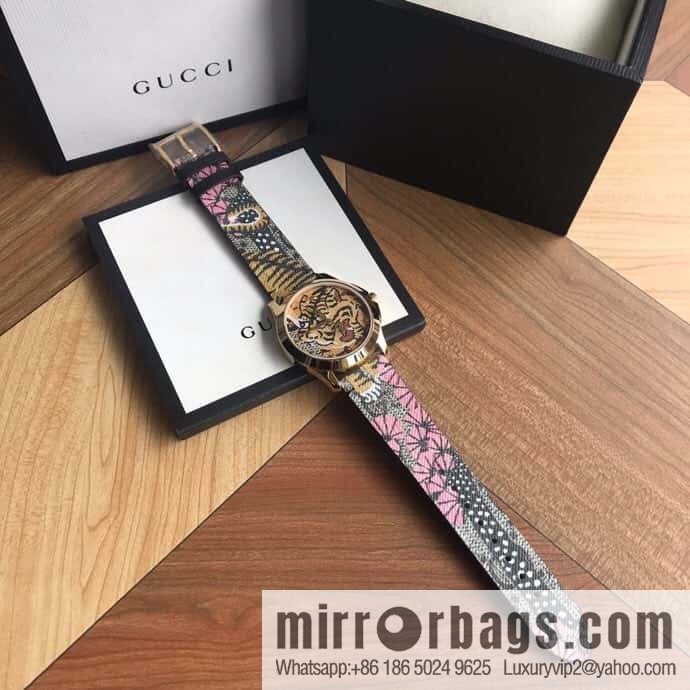 New Gucci Original Gucci, original order~ Gucci G-Timeless original Swiss quartz movement neutral watch tiger surface~ 37mm diameter