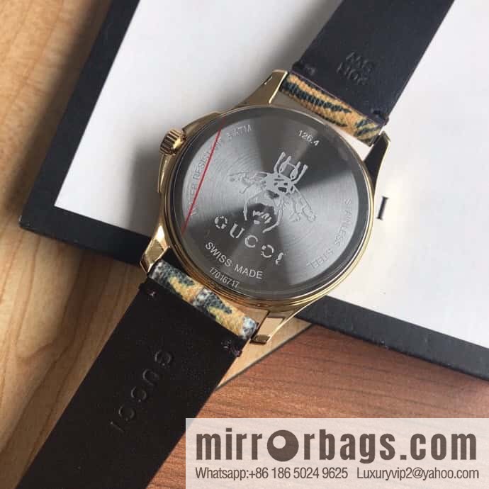New Gucci Original Gucci, original order~ Gucci G-Timeless original Swiss quartz movement neutral watch tiger surface~ 37mm diameter