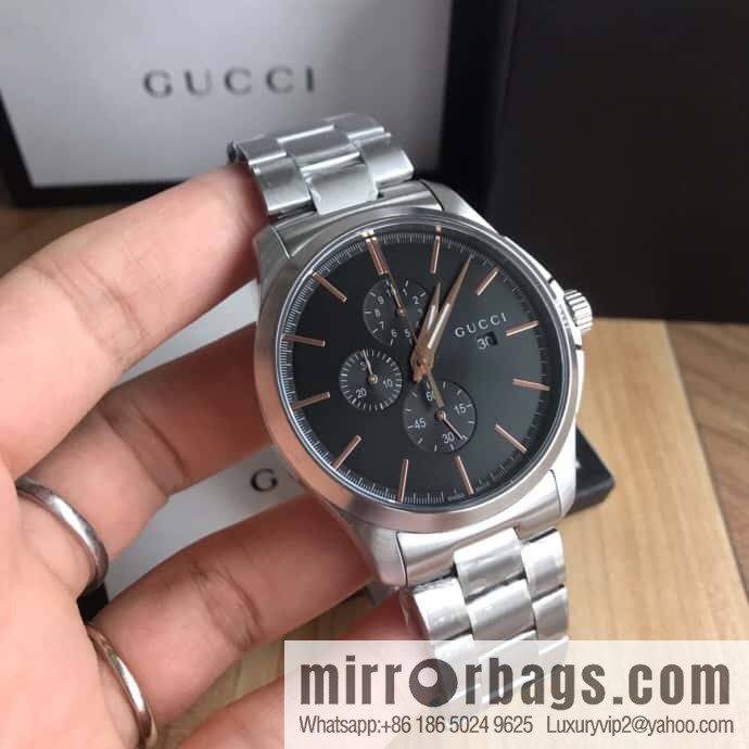 New original Gucci, Gucci Bee stainless steel G-timeless series men's watch original Swiss movement multifunctional six-pin quartz movement watch 42mm diameter