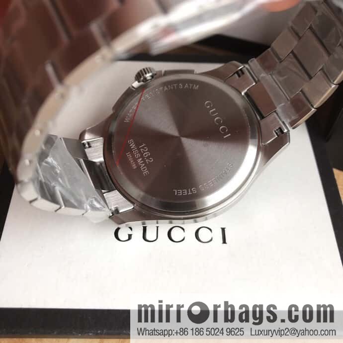 New original Gucci, Gucci Bee stainless steel G-timeless series men's watch original Swiss movement multifunctional six-pin quartz movement watch 42mm diameter