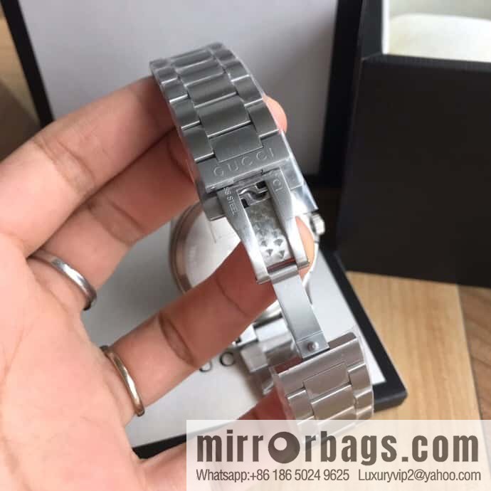 New original Gucci, Gucci Bee stainless steel G-timeless series men's watch original Swiss movement multifunctional six-pin quartz movement watch 42mm diameter