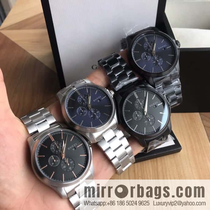 New original Gucci, Gucci Bee stainless steel G-timeless series men's watch original Swiss movement multifunctional six-pin quartz movement watch 42mm diameter