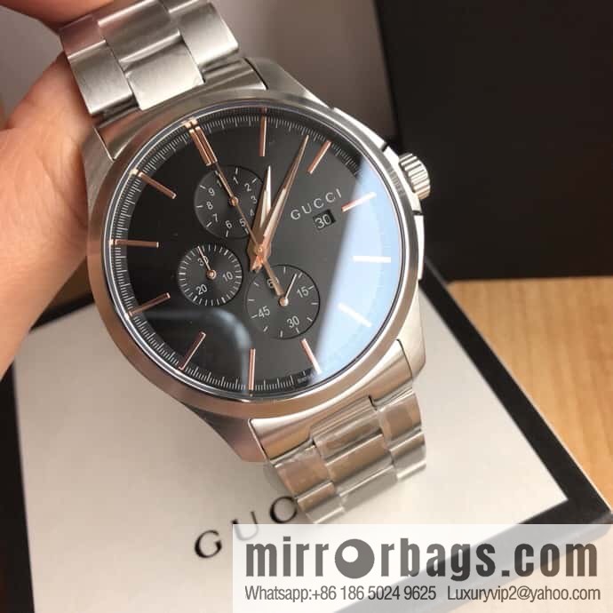 New original Gucci, Gucci Bee stainless steel G-timeless series men's watch original Swiss movement multifunctional six-pin quartz movement watch 42mm diameter