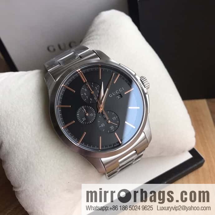 New original Gucci, Gucci Bee stainless steel G-timeless series men's watch original Swiss movement multifunctional six-pin quartz movement watch 42mm diameter