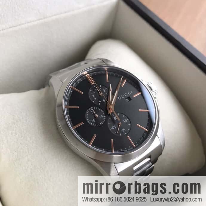 New original Gucci, Gucci Bee stainless steel G-timeless series men's watch original Swiss movement multifunctional six-pin quartz movement watch 42mm diameter