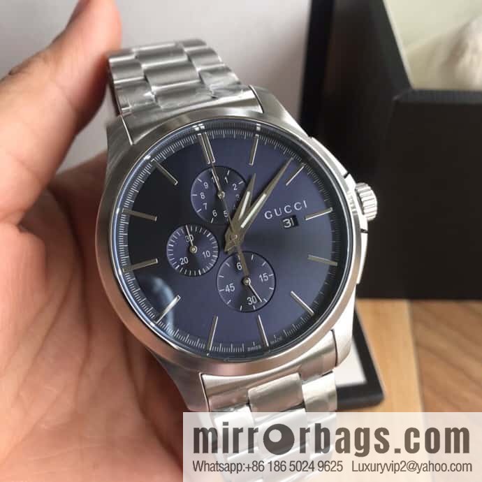 New original Gucci, Gucci Bee stainless steel G-timeless series men's watch original Swiss movement multifunctional six-pin quartz movement watch 42mm diameter