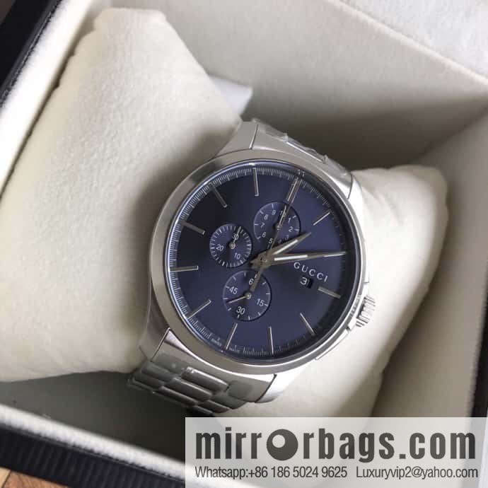 New original Gucci, Gucci Bee stainless steel G-timeless series men's watch original Swiss movement multifunctional six-pin quartz movement watch 42mm diameter
