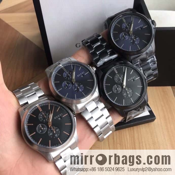 New original Gucci, Gucci Bee stainless steel G-timeless series men's watch original Swiss movement multifunctional six-pin quartz movement watch 42mm diameter