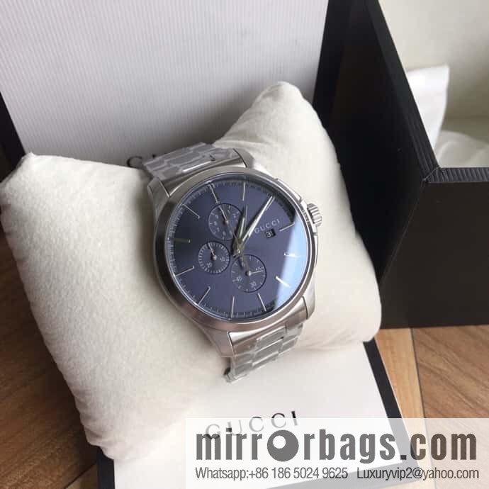 New original Gucci, Gucci Bee stainless steel G-timeless series men's watch original Swiss movement multifunctional six-pin quartz movement watch 42mm diameter