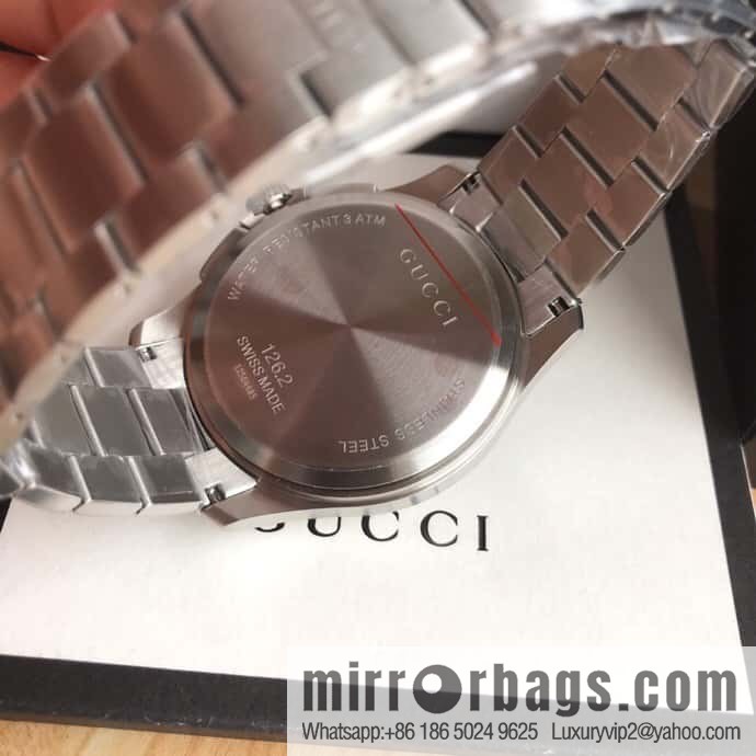 New original Gucci, Gucci Bee stainless steel G-timeless series men's watch original Swiss movement multifunctional six-pin quartz movement watch 42mm diameter