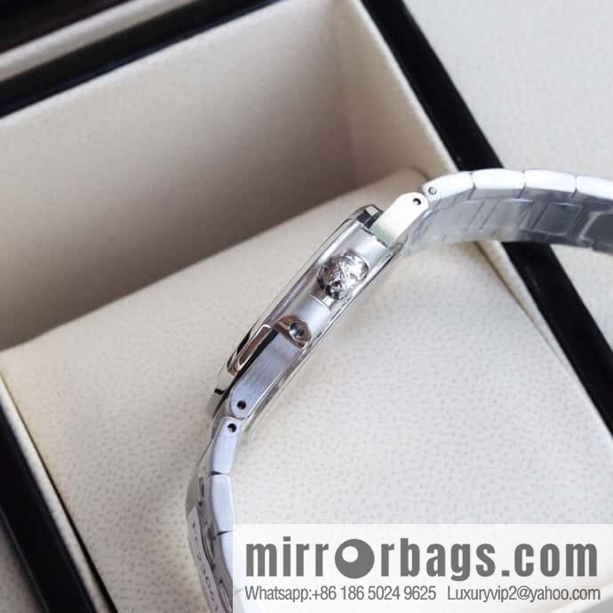 PP Nautilus 7010 series, the most beautiful Nautilus real diamond 32mm ultra-thin quartz women's watch