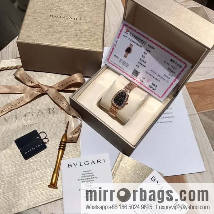 Bvlgari Ladies Watch Latest Diamond Edition Serpenti seduttori Snake Shadow Watch