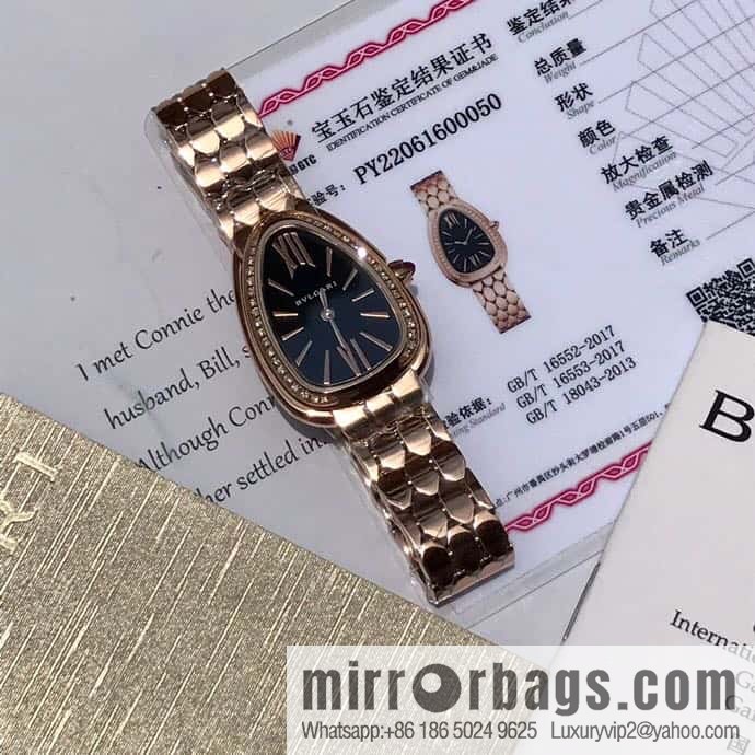 Bvlgari Ladies Watch Latest Diamond Edition Serpenti seduttori Snake Shadow Watch
