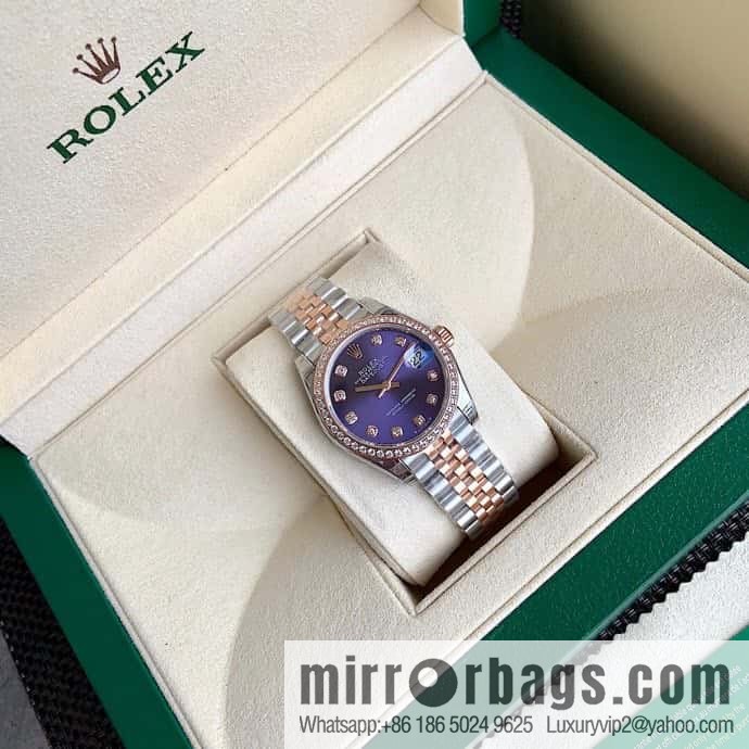 Rolex Women's Oyster Diary Watch, Case Straight 31mm