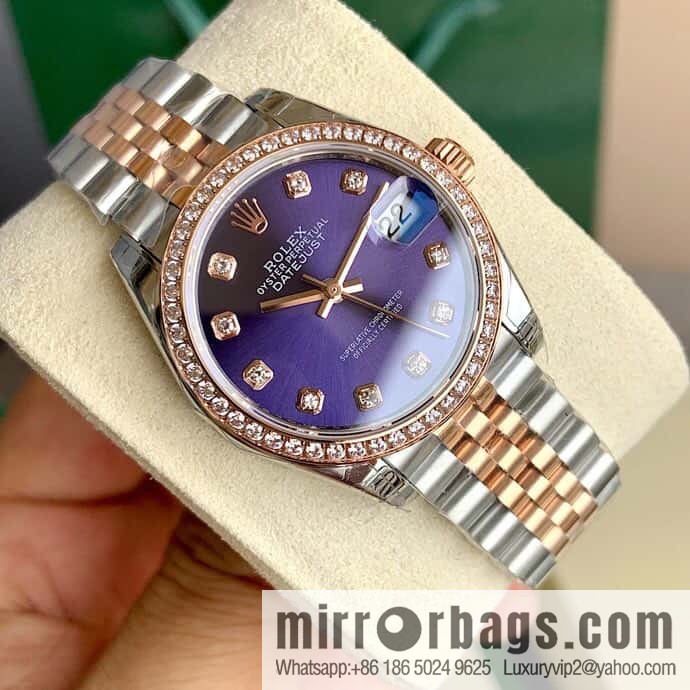 Rolex Women's Oyster Diary Watch, Case Straight 31mm