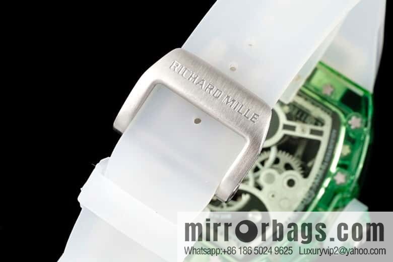 RICHARD MILLE Panda Eats Golden Bamboo, Crystal RM26-01 Tourbillon Watch