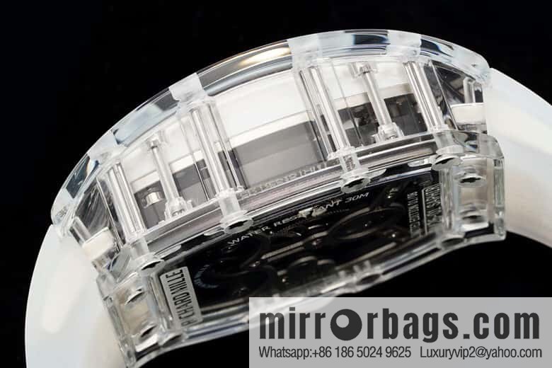 RICHARD MILLE Panda Eats Golden Bamboo, Crystal RM26-01 Tourbillon Watch