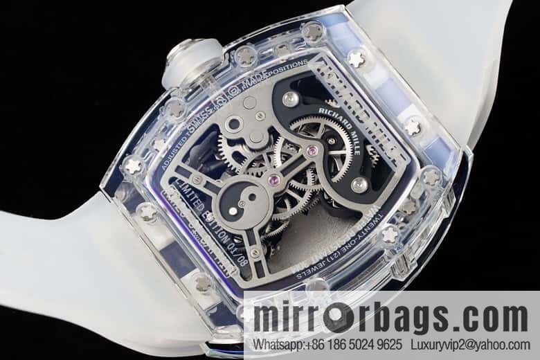 RICHARD MILLE Panda Eats Golden Bamboo, Crystal RM26-01 Tourbillon Watch