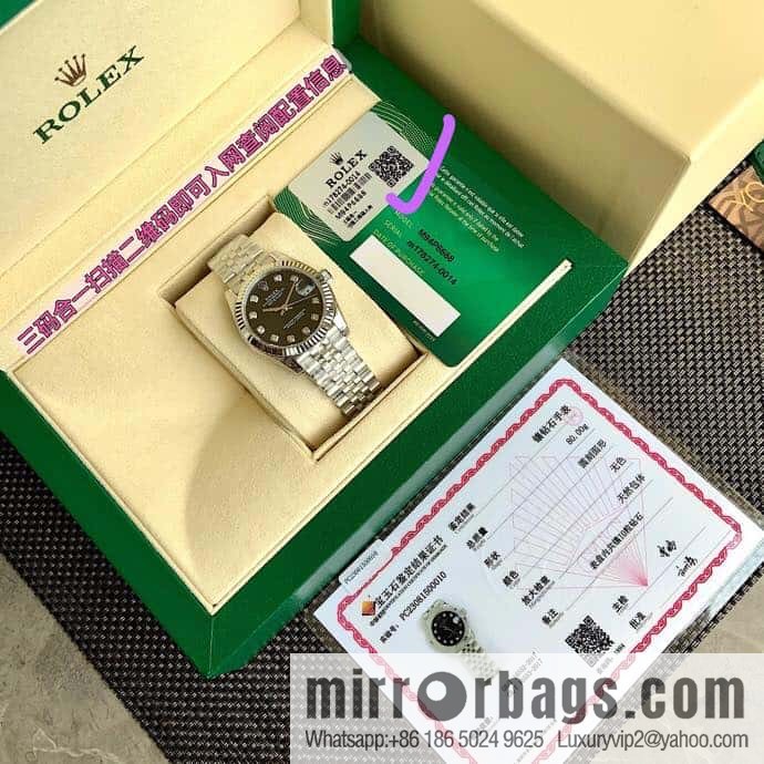 Rolex Customized Edition 2236 Blue Gossamer Fully Automatic Mechanical Movement Dial Size 31mm Rolex Rolex Women's Oyster Diary Watch