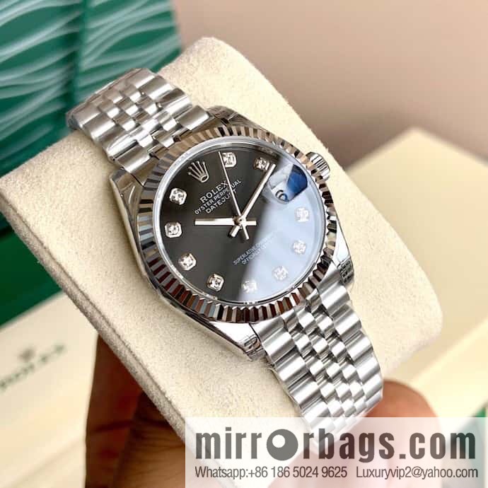 Rolex Customized Edition 2236 Blue Gossamer Fully Automatic Mechanical Movement Dial Size 31mm Rolex Rolex Women's Oyster Diary Watch