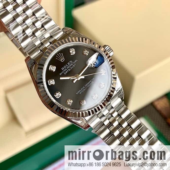 Rolex Customized Edition 2236 Blue Gossamer Fully Automatic Mechanical Movement Dial Size 31mm Rolex Rolex Women's Oyster Diary Watch