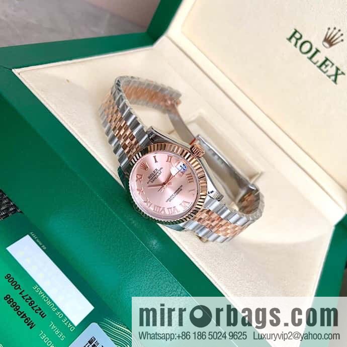 Rolex Customized Edition 2236 Blue Gossamer Fully Automatic Mechanical Movement Dial Size 31mm Rolex Rolex Women's Oyster Diary Watch